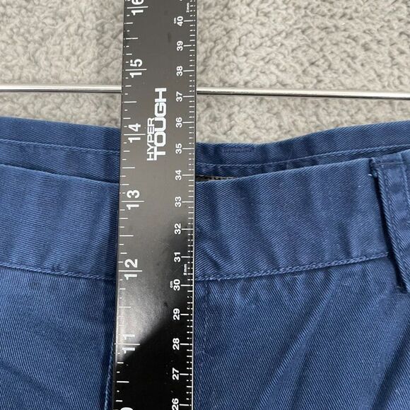 Nike Golf Shorts Men 40 Navy Pleated Chino - Picture 8 of 11